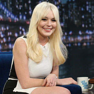 Lindsay Lohan, LATE NIGHT WITH JIMMY FALLON Lindsay Lohan, LATE NIGHT WITH JIMMY FALLON
